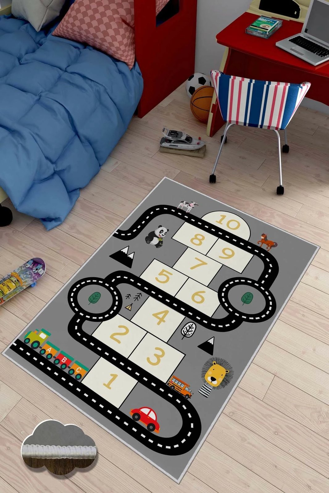 Qilim për fëmijë, shumëngjyrësh, Conceptum Hypnose, HMNT474, 160x230cm