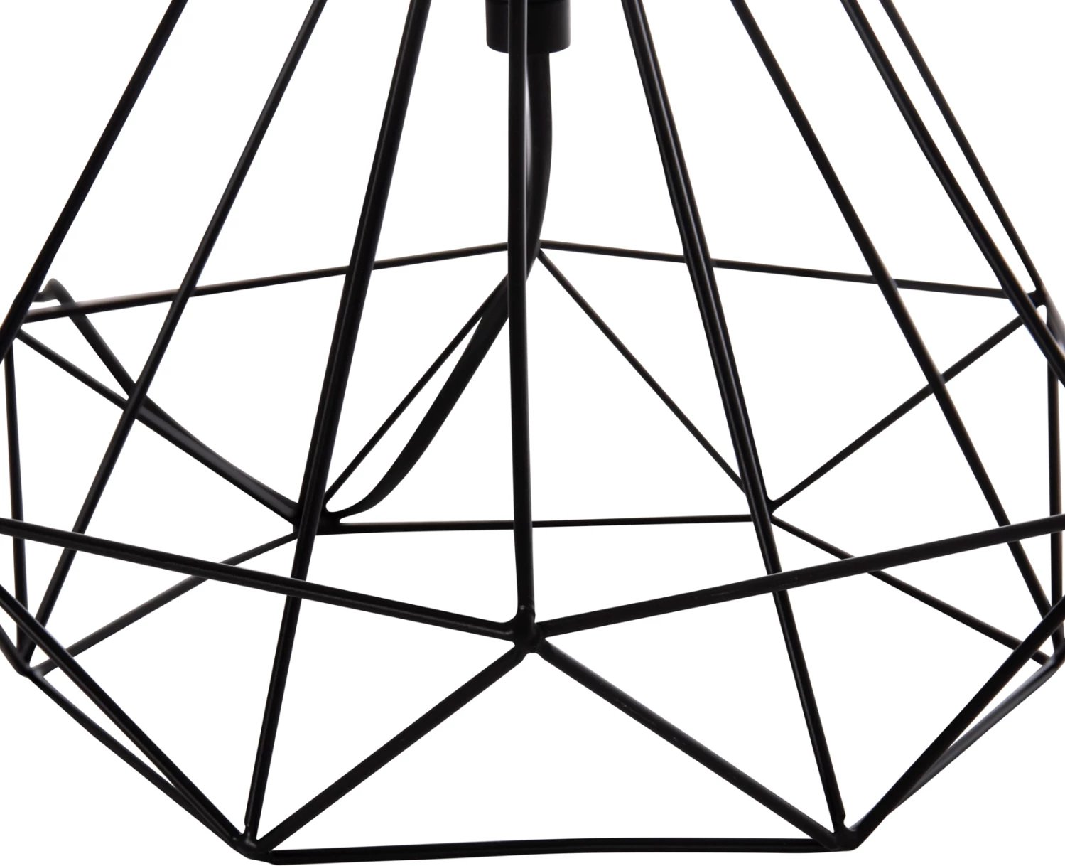 Llambë tavoline GEILO FH7416.11, metal i zi, kapak PVC i zi, 25x48.5cm