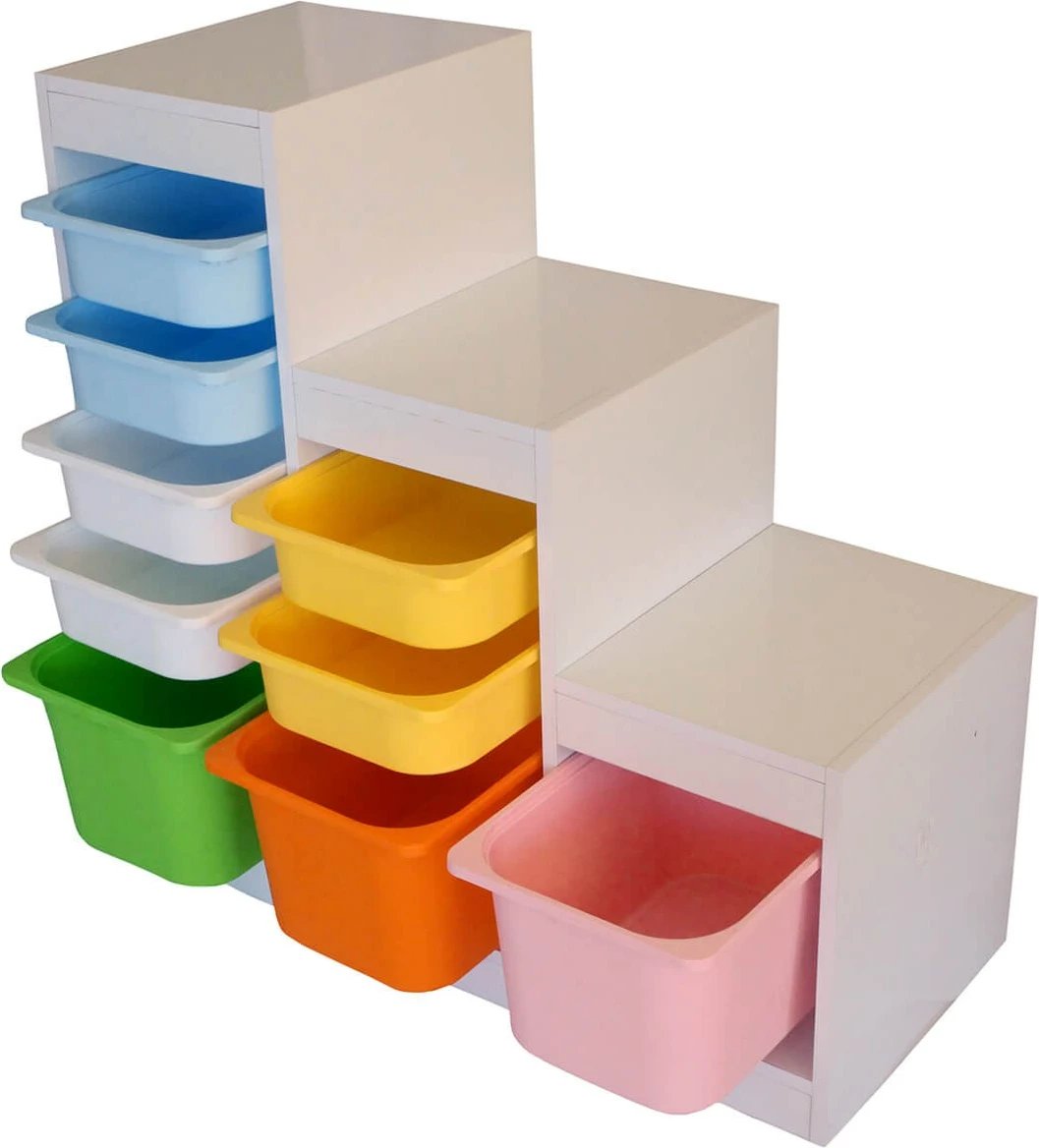 Dollap multifunksional Skye Decor, organizues i bardhë
