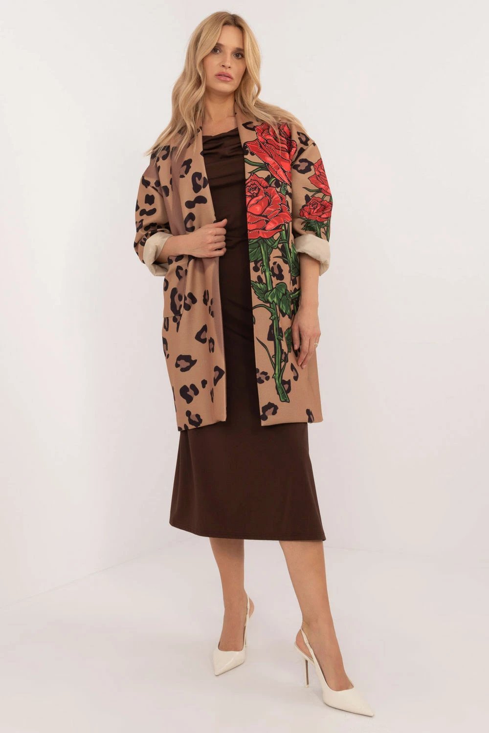 Jakne femra Italy Moda 201599, kafe