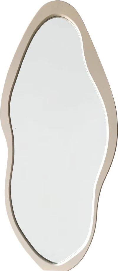 Pasqyrë Splatch, kornizë krem, 80x180cm