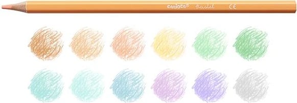 Lapsa me ngjyra Carioca 12 Ngjyra Pastel