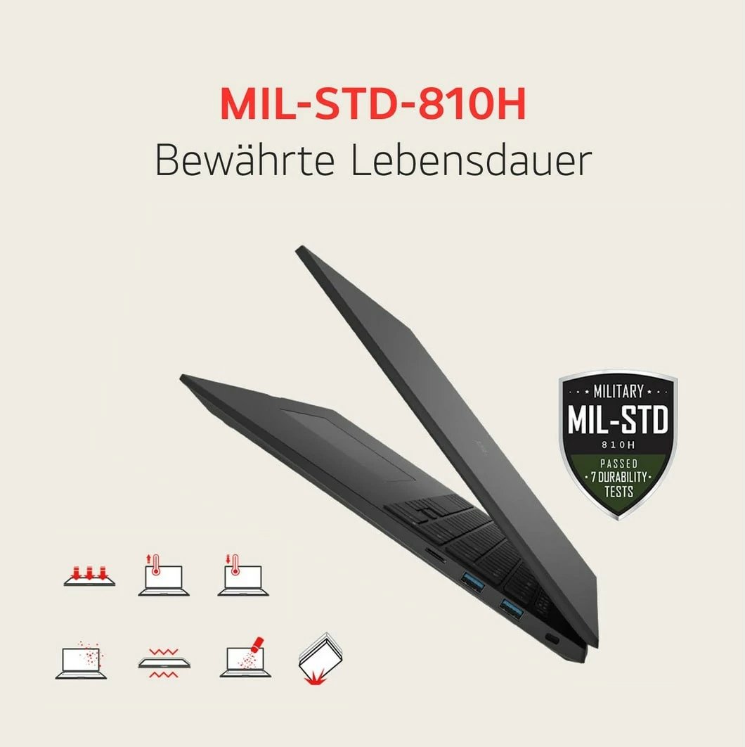 Laptop LG gram 17Z90S-G.AD7CG, Intel Core Ultra7 155H, 17 inç, 1.35kg, gri