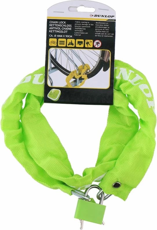 Kyç me lak për biçikleta Dunlop, me material të ngjyrosur
