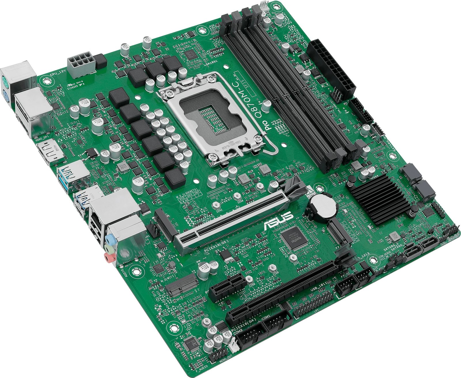 Pllakë amë ASUS PRO Q870M-C-CSM, micro ATX, Intel Q870, 4x DIMM, 2x M.2, 7.1 audio