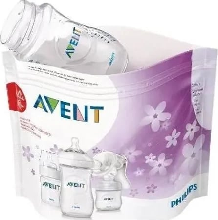 Qese sterilizuese për mikrovalë Avent, 5 copë, uniseks
