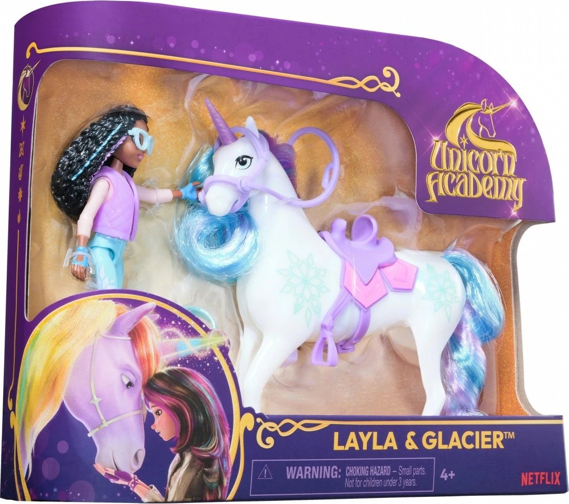 Set figurina Unicorn Academy Spin Master 6071175, Ava dhe Leaf, 11 cm + 13 cm, për vajza Set figurina Unicorn Academy Spin Master 6071175, Ava dhe Leaf, 11 cm + 13 cm, për vajza
