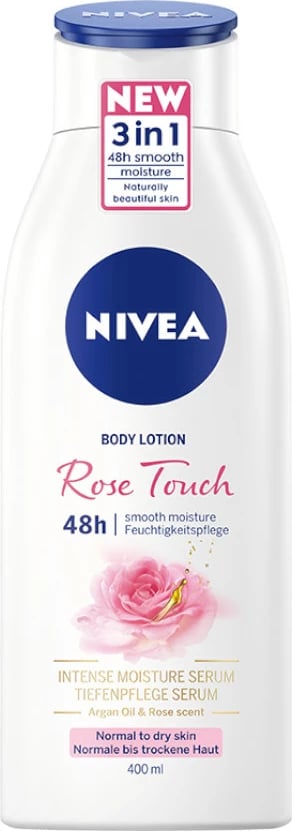 Balsam trupi për femra Nivea Rose Touch 400ml