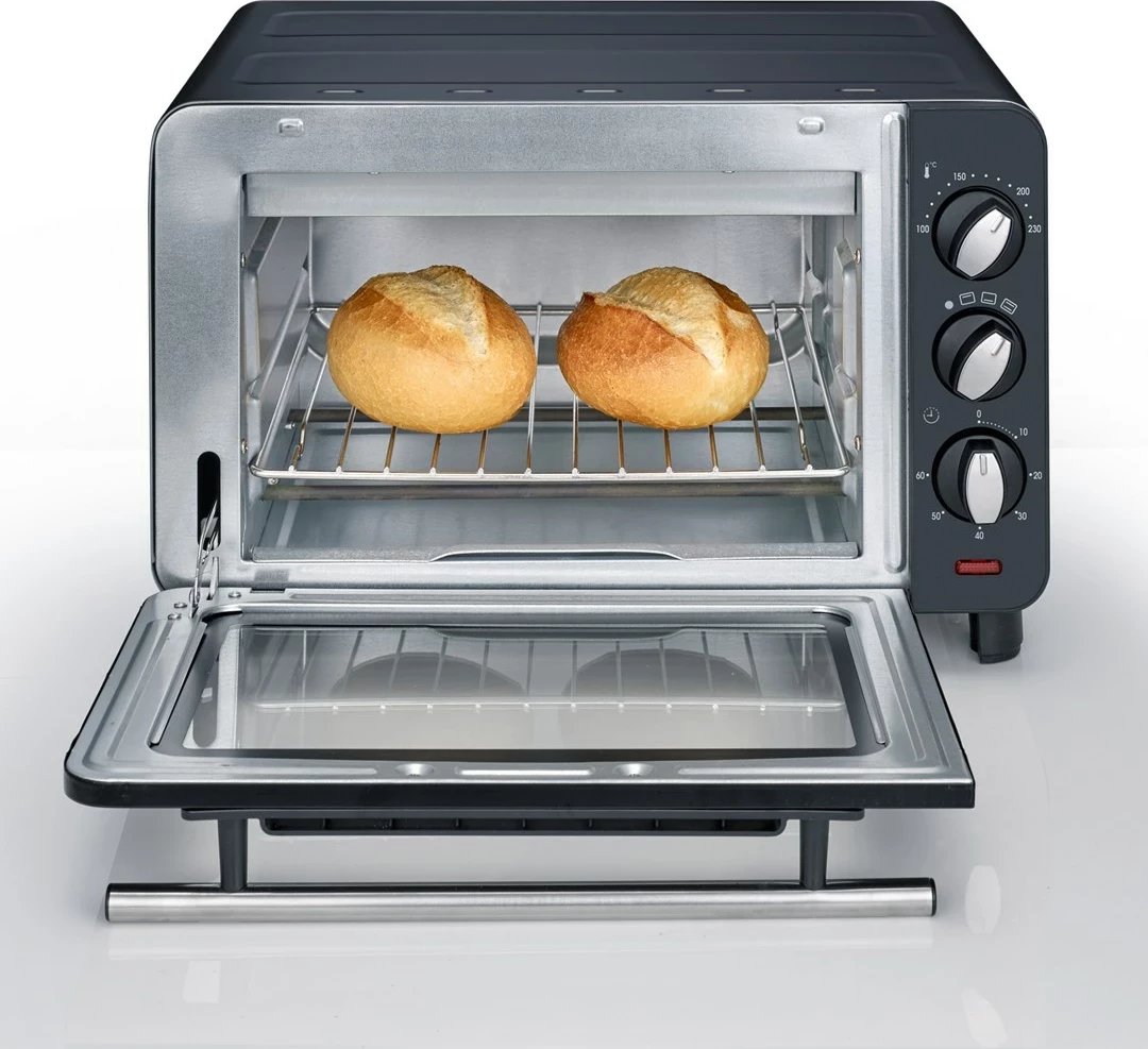 Mini furrë SEVERIN TO 2042, 14L, 1200W, e zezë