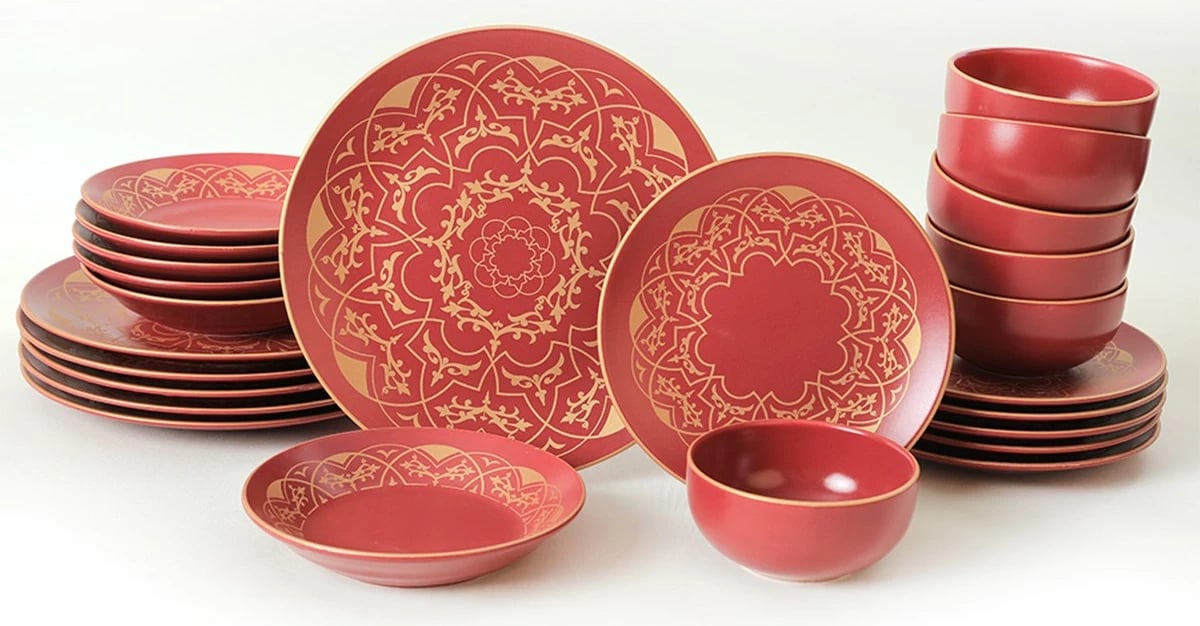 Set enësh për drekë, qeramikë, 24 copë, Hermia Concept, X0001415400000000000000000