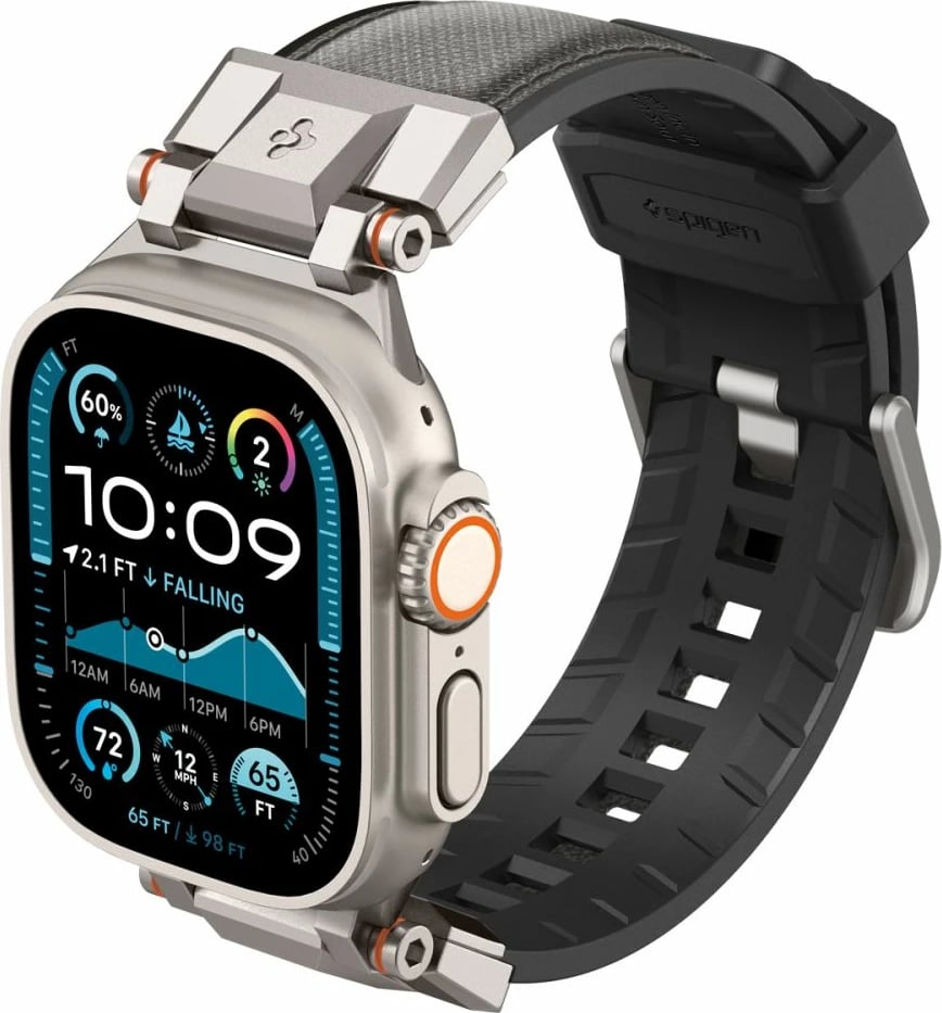 Rrip për Apple Watch Spigen DuraPro Armor, 44/45/46/49 mm, Gri