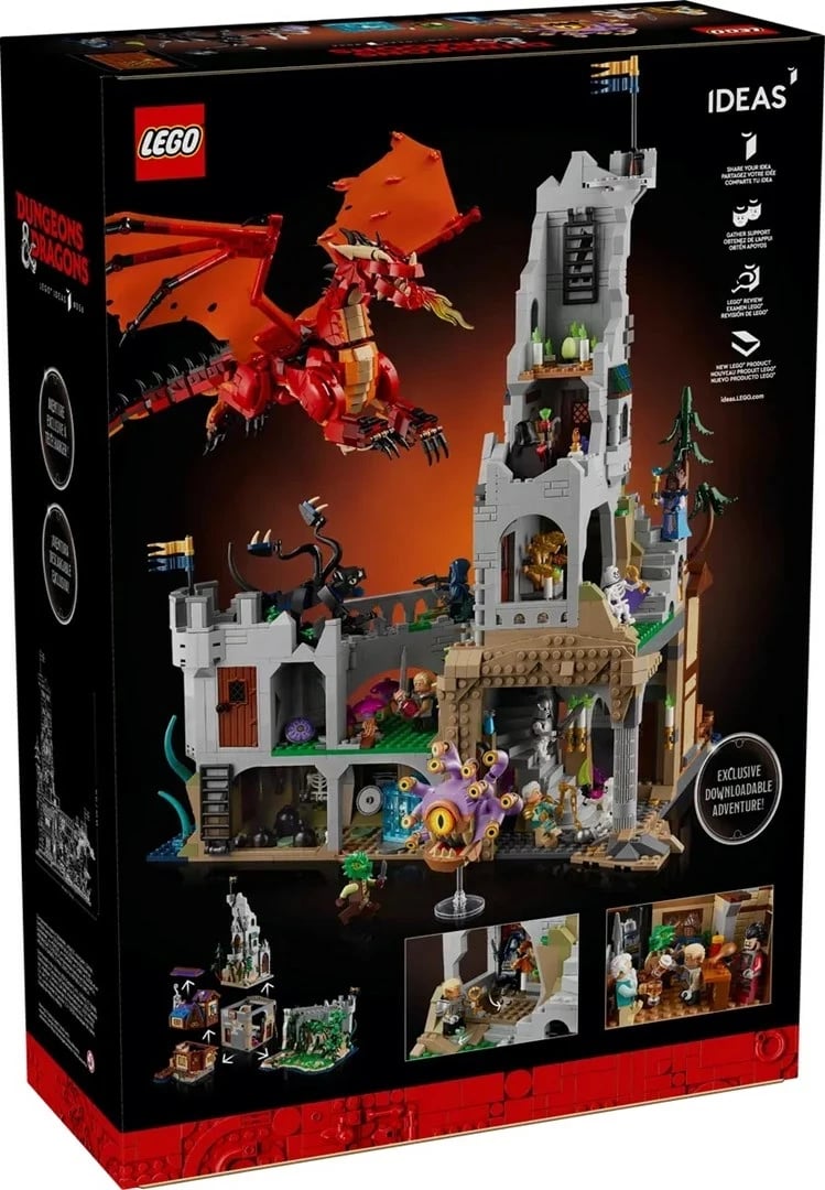 Set LEGO IDEAS 21348 Dungeons & Dragons: Red Dragon’s Tale