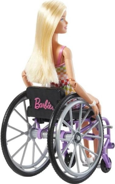 Kukull Barbie Fashionistas Mattel HJT13 me karrocë me rrota, shumëngjyrëshe