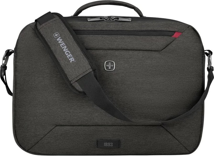 Çantë laptopi Wenger MX Commute 16 inç me rripa shpine, e zezë