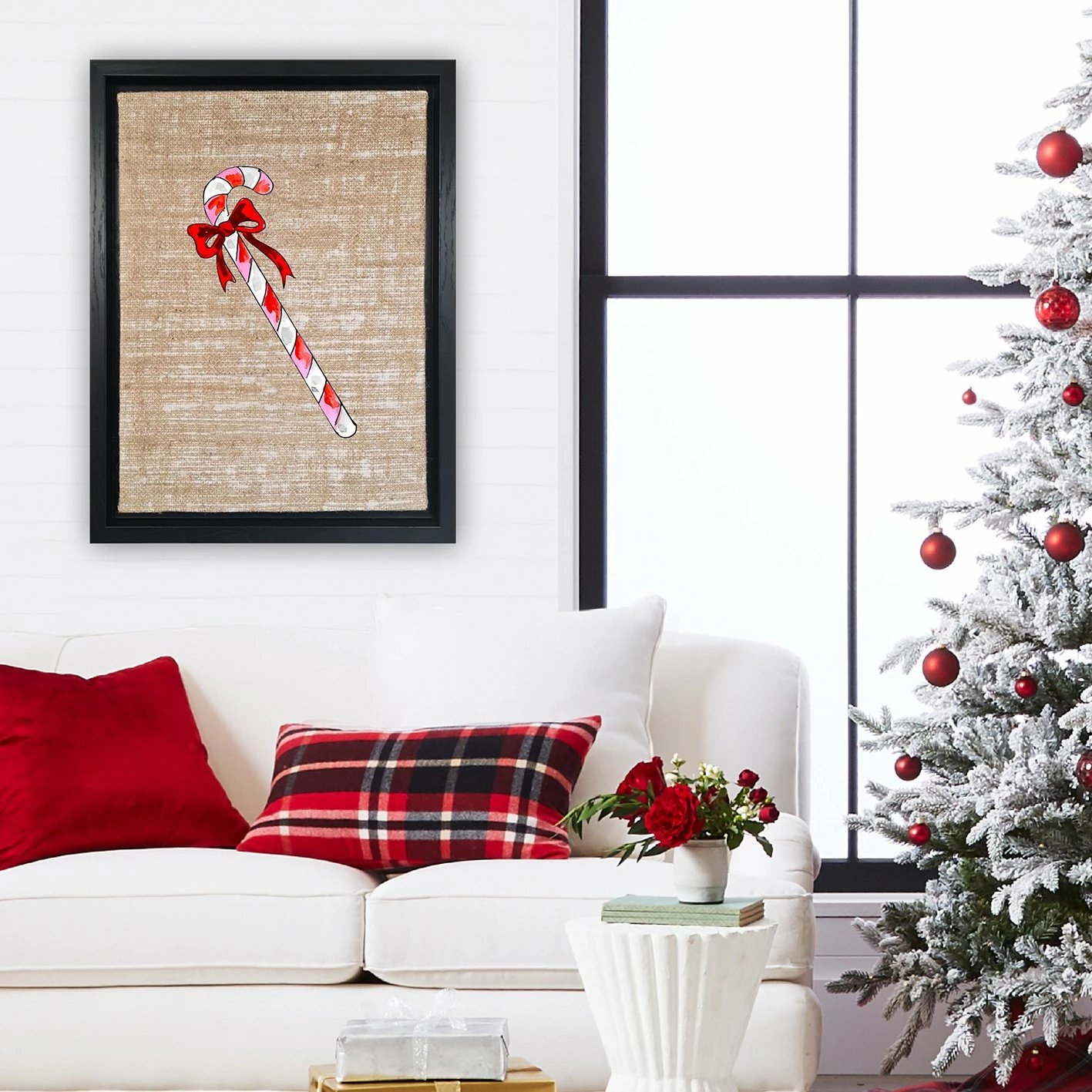 Pikturë dekorative në kanavacë me kornizë, Wallity, LSJ4800881_4666