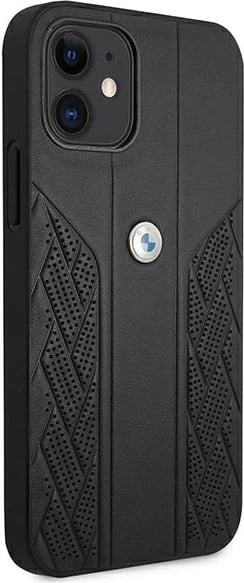 Mbështjellës BMW Curve Perforate për iPhone 12 mini, 5.4", i zi
