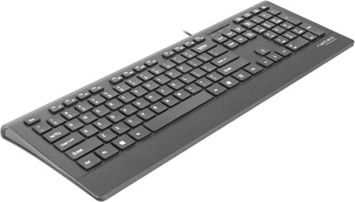 Tastierë Natec BARRACUDA, USB, 104 taste, e zezë