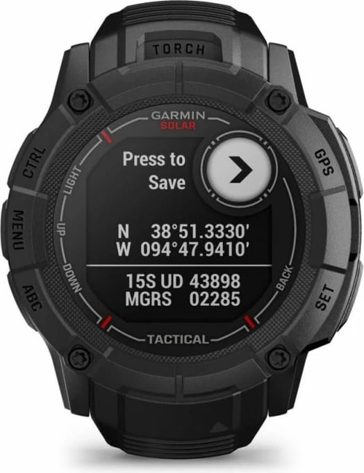 Orë sportive Garmin Instinct 2X Solar Tactical Edition, e zezë