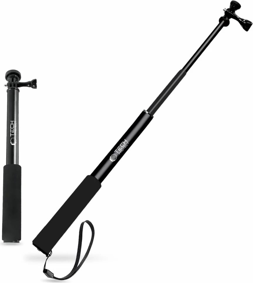 Monopod & selfie stick Tech-Protect GA100 për GoPro/DJI, e zezë