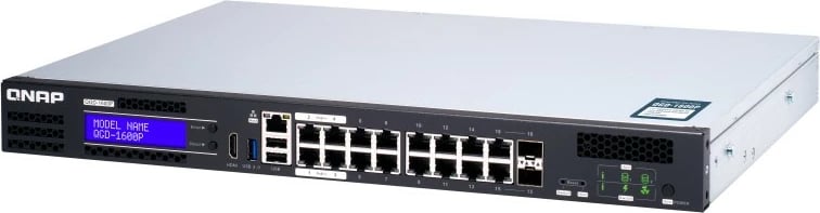 Switch QNAP QGD-1600P, 16+4 porte PoE, rackmount
