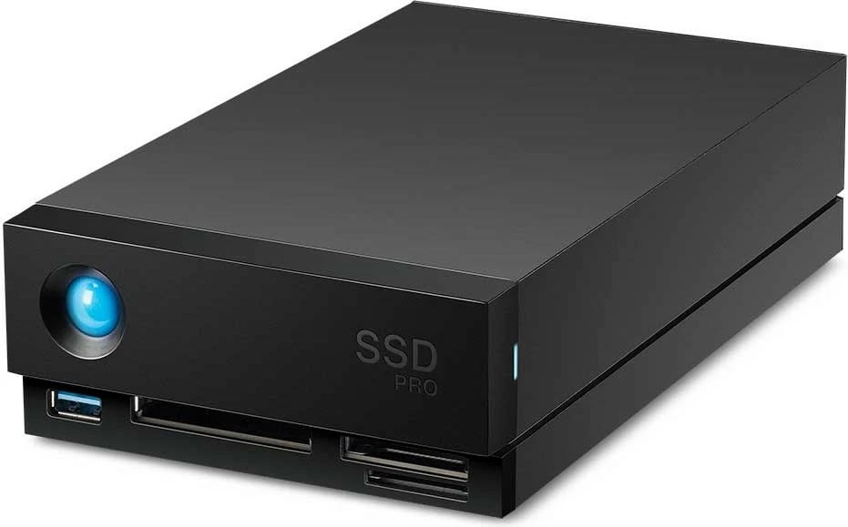 SSD LaCie 1big Dock Pro, 4 TB, USB Type-A, 3.2 Gen 1, 2800 MB/s, Ngjyrë e zezë