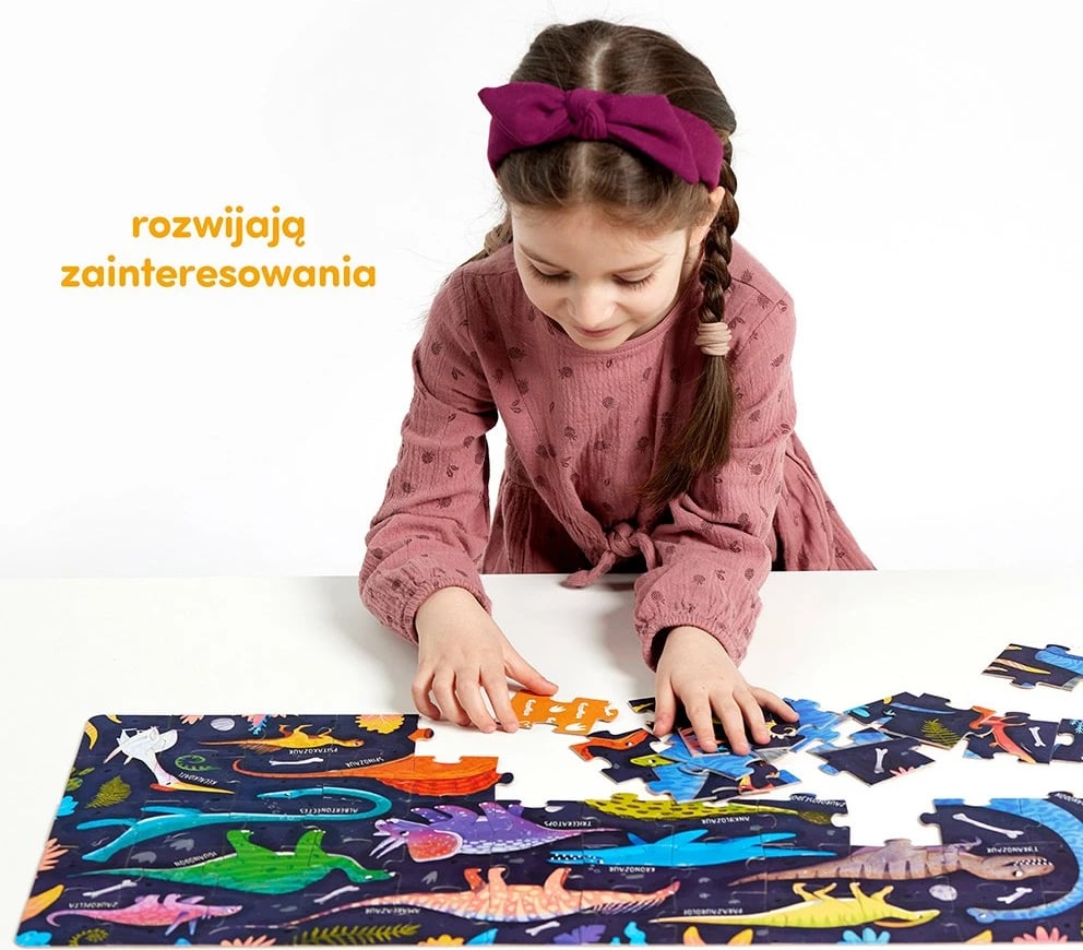 Puzzle për fëmijë CzuCzu Grr Dinosaurs, 60 pjesë, shumëngjyrësh
