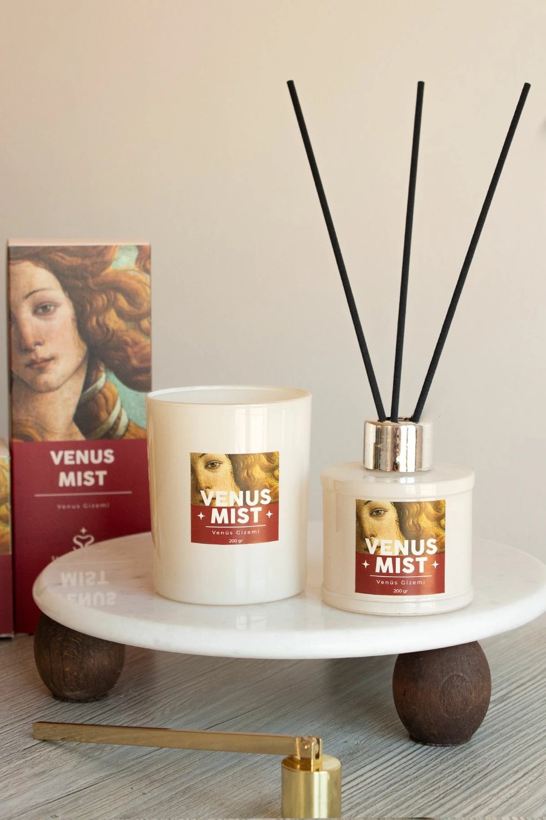 Set qirinjsh (3 copë), Evila Originals, Venus Mist