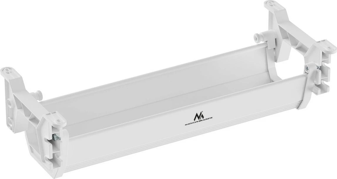 Organizues kabllosh Maclean MC-106W, nën tavolinë, i bardhë Organizues kabllosh Maclean MC-106W, nën tavolinë, i bardhë