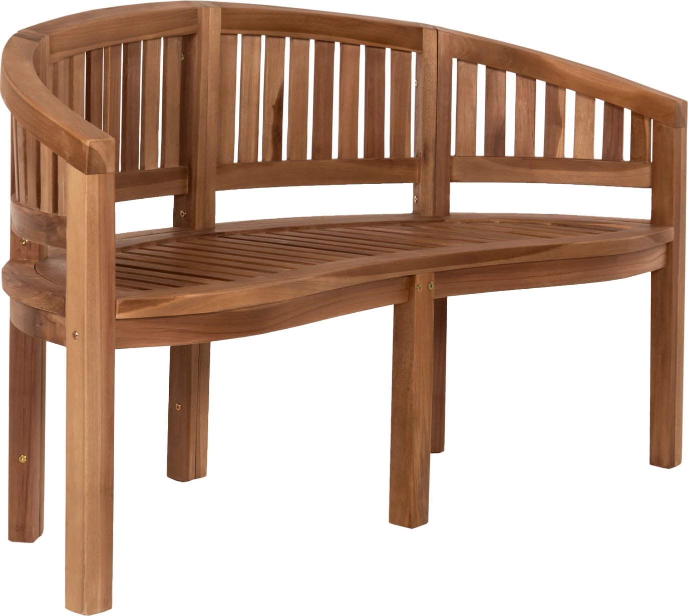 Stol dy vendesh CAPO FH9539 dru TEAK ngjyrë natyrale 149x59x86Hcm