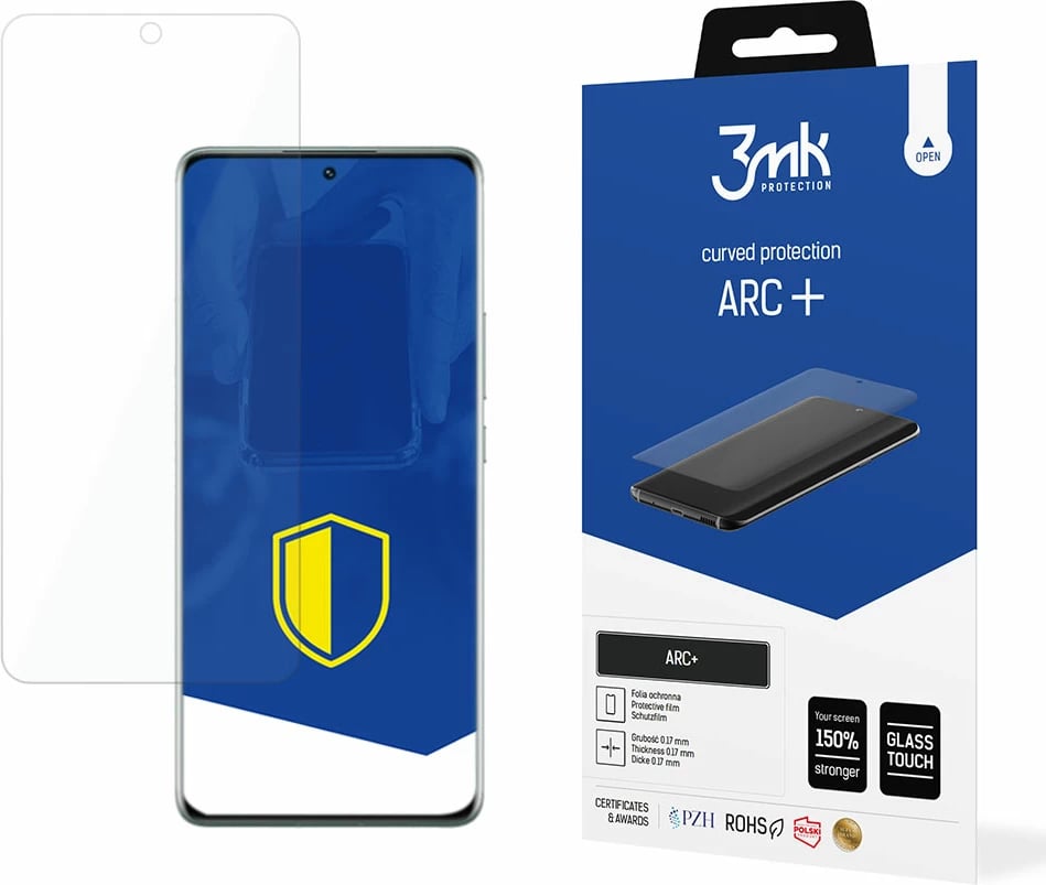 Film mbrojtës ekranit 3mk ARC+ për Xiaomi 12 Pro, Transparent