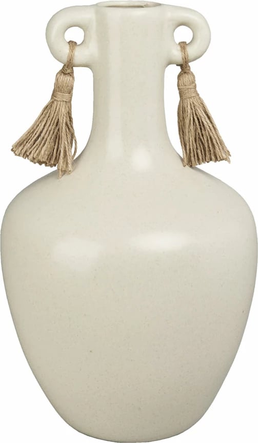 Vazo AEGEAN, qeramikë, bezhë, 21x21x35cm