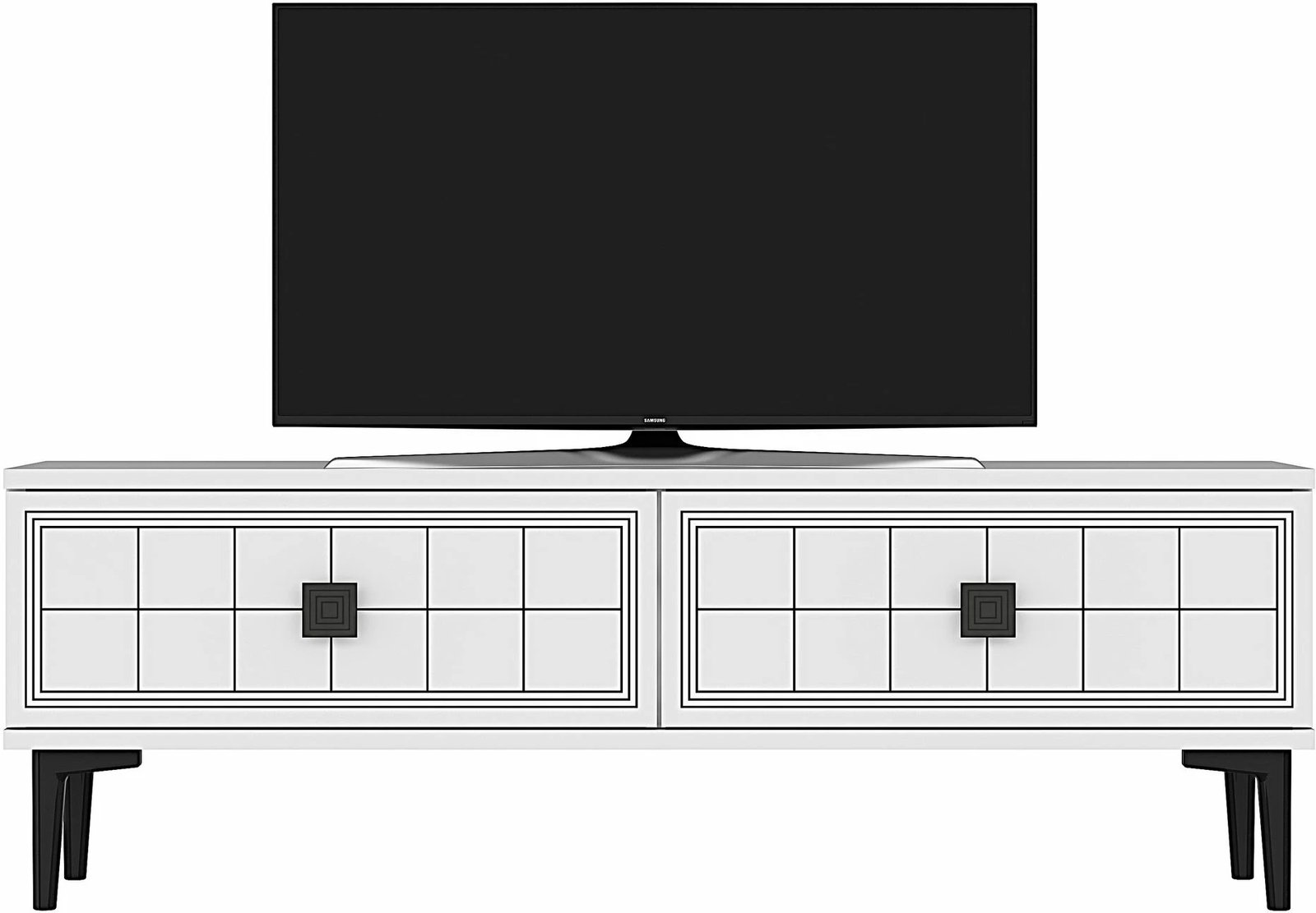 Komodë TV Skye Decor, e bardhë, Yuka 120