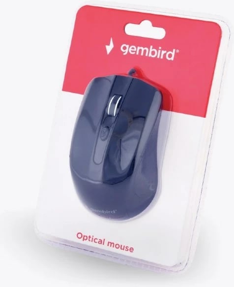 Maus Gembird MUS-4B-01, Ambidextrous, USB Type-A, Optik 1200 DPI, i zi