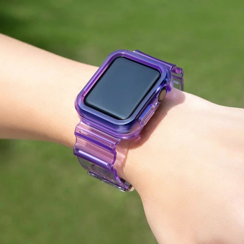 Rrip dhe mbështjellës Hurtel për Apple Watch 6/5/4/SE 44mm, Violet