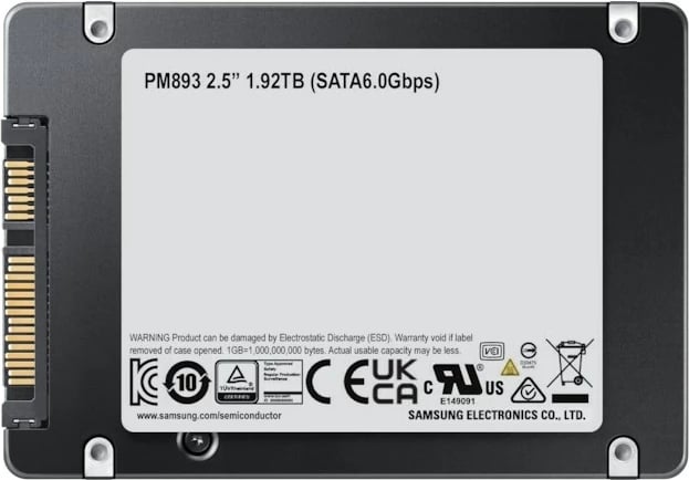 Disk SSD Samsung PM893, 2.5", 1920GB