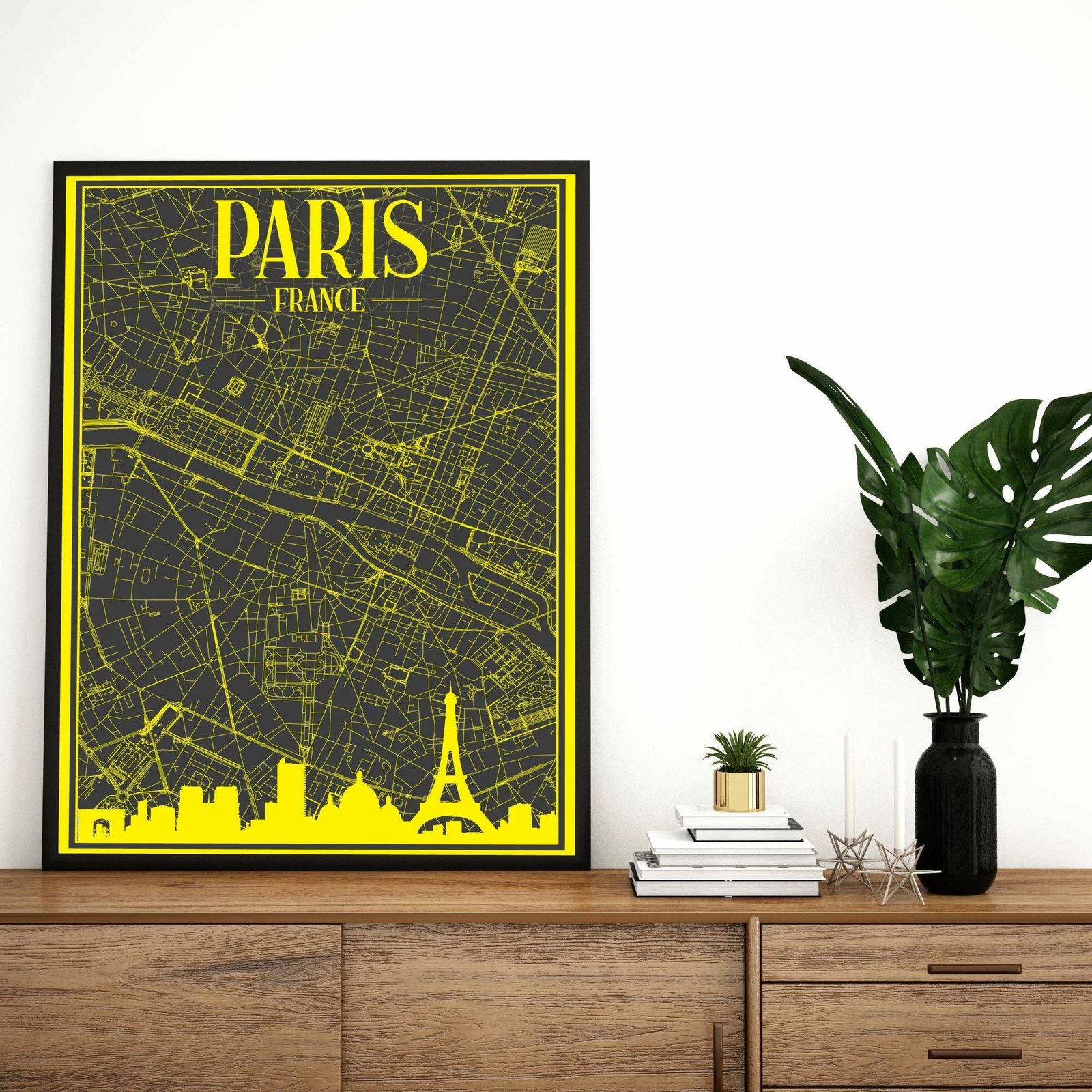 Pikturë dekorative me kornizë MDF, Wallity, Mp-00109, 40x50cm