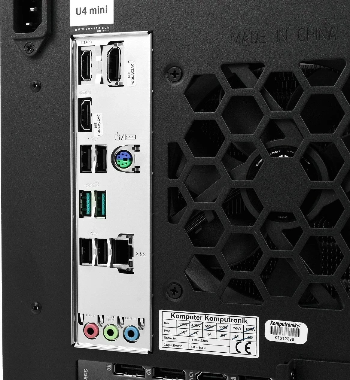 Kompjuter Komputronik Pro X513 D1, Intel Core i5-13400F, RAM 32GB, RTX 4060, SSD 2TB, mini Tower, zi