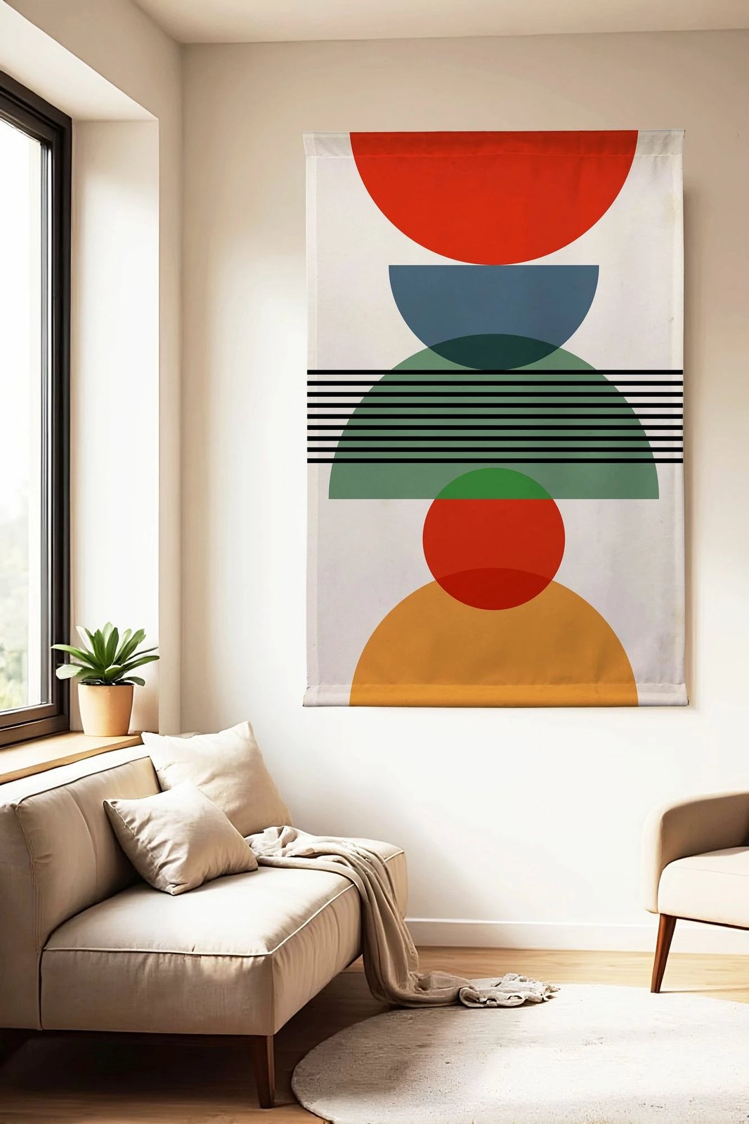 Pikturë dekorative poliestër, Wallity Polybaby 7, 145x200cm