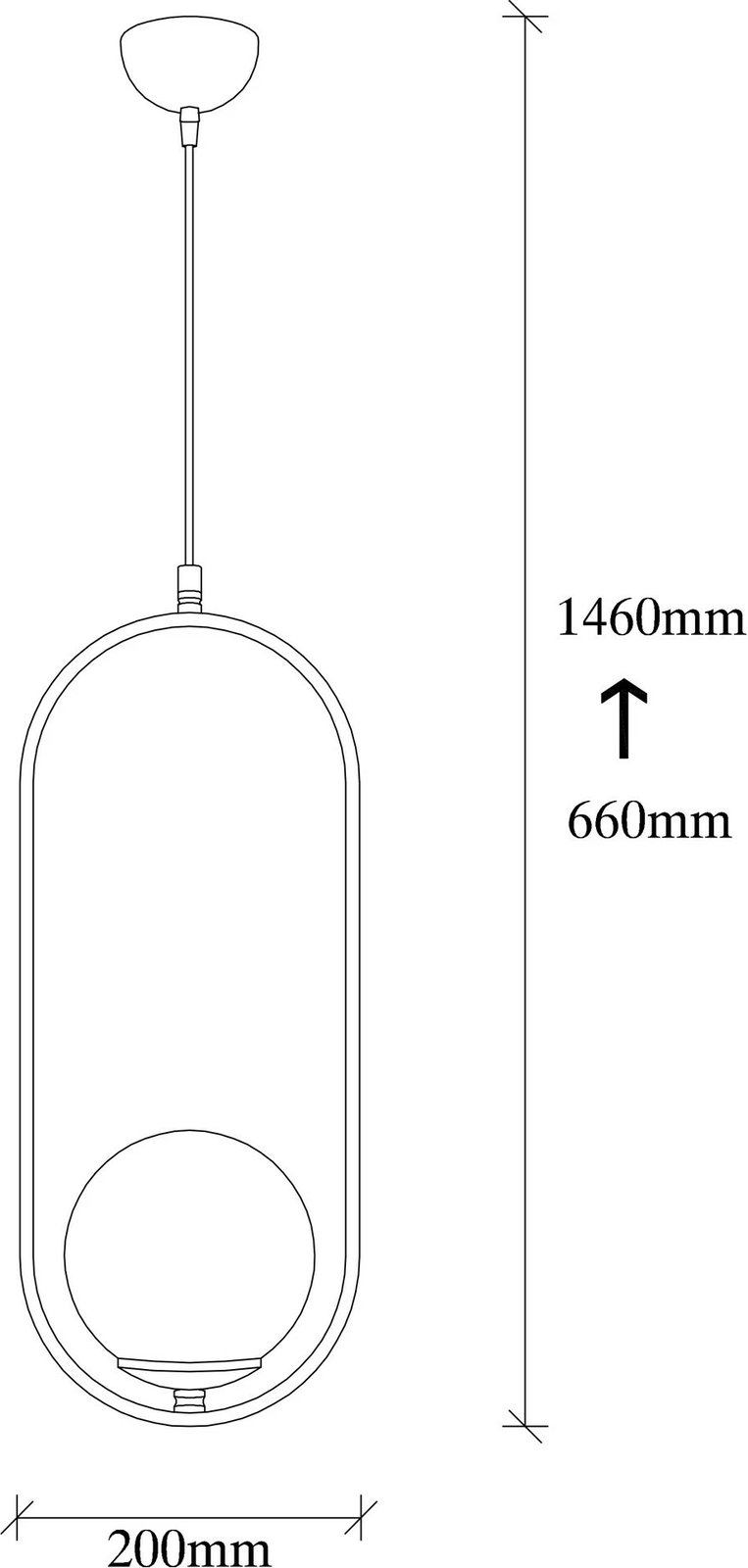 Llambë tavani Opviq, Mudoni - MR - 837, e zezë dhe e bardhë