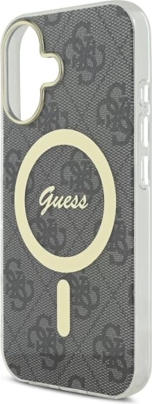 Mbështjellës Guess IML 4G MagSafe për iPhone 16, Zi Mbështjellës Guess IML 4G MagSafe për iPhone 16, Zi