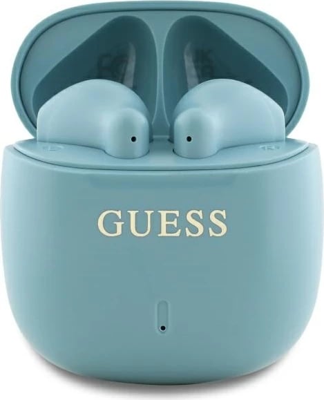 Kufje Bluetooth Guess GUTWSJ14ESGQ TWS me dokim, turkeze Kufje Bluetooth Guess GUTWSJ14ESGQ TWS me dokim, turkeze