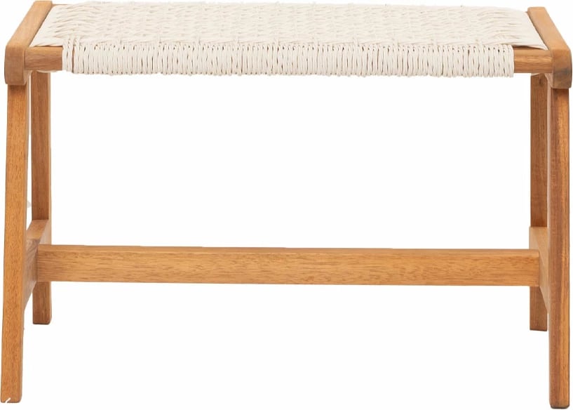 Karrige për bar Mesh, e bardhë-natyrale, 57x41x35.5