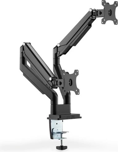 Krah tavoline për dy monitorë Digitus DA-90395, 15-32", i zi mat Krah tavoline për dy monitorë Digitus DA-90395, 15-32", i zi mat