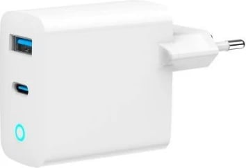Karikues muri Gembird TA-UC-PDQC65L-W-01, 65W, 2 porta USB-A/C, i bardhë