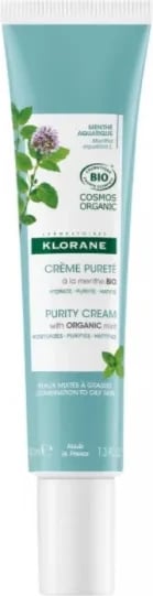 Krem fytyre Klorane Bio Aquatic Mint Purifying Cream 40ml