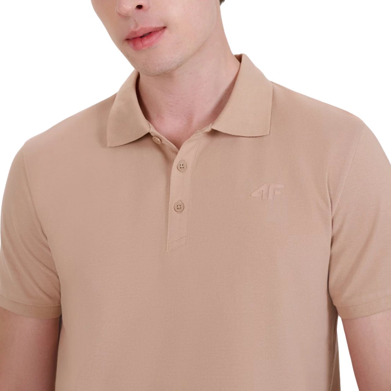 Maicë polo për meshkuj 4F, bezhë