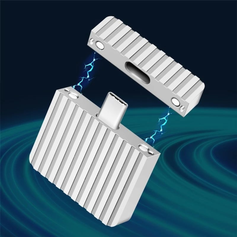 Kasë e jashtme LogiLink UA00423 për SSD M.2 NVMe, USB-C, Argjend