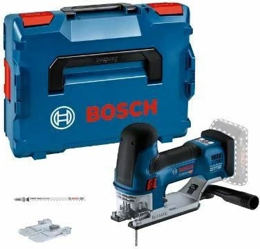 Sharrë elektrike BOSCH GST 18V-155 BC SOLO me valixhe, blu