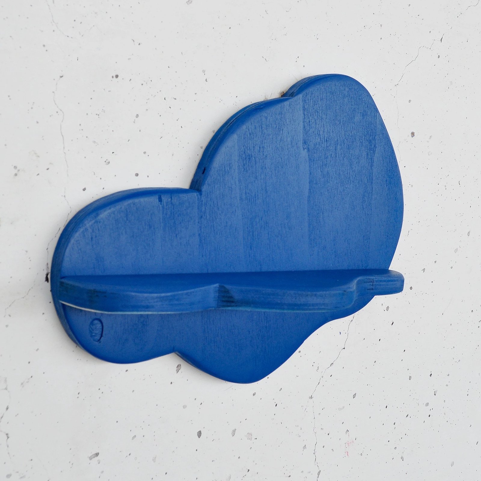 Raft dekorativ muri, dru i kaltër, Skye Decor, Meh223