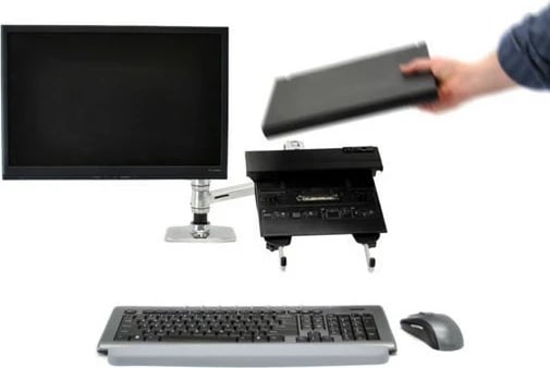 Krah monitori Ergotron LX Dual Stacking, 2 ekrane, 24 inch, rregullim lartësie, ngjyrë argjendtë
